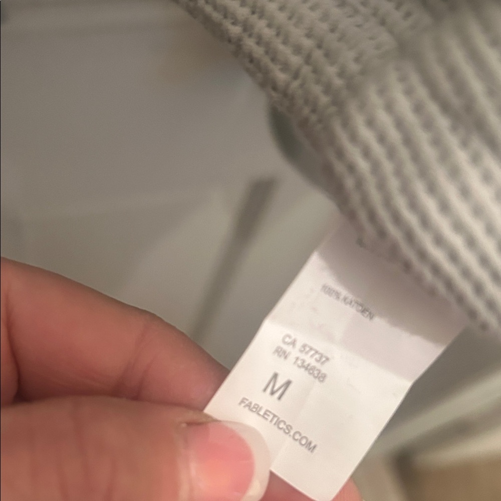 Fabletics Light Green Sweatshirt - Picture 8 of 8